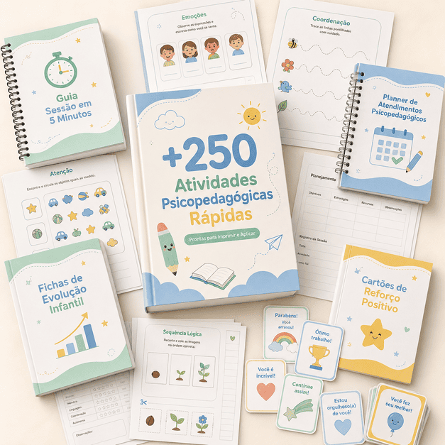 Mockup do pacote premium com bônus