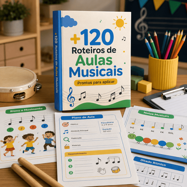 120 Roteiros de Aulas Musicais